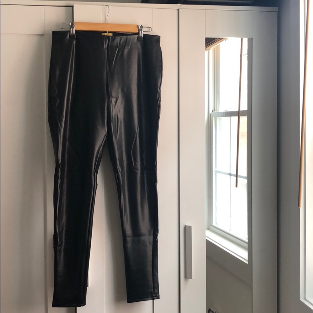 Liquid Vegan Leather Leggings
